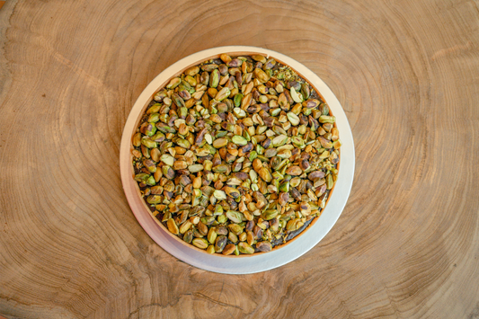 Dark Chocolate & Pistachio Tart